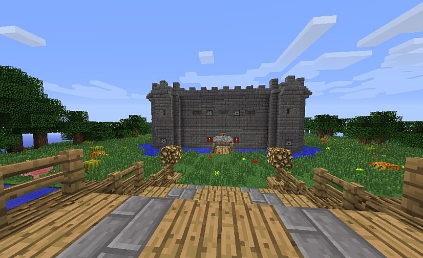 Как быстро найти крепость в майнкрафт. Castle Rush 2. Gid Minecraft.
