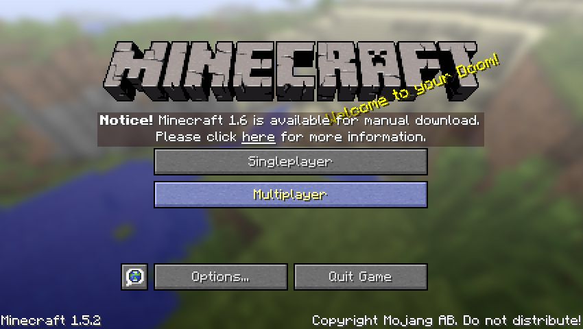 Minecraft 1.5.2 download pc